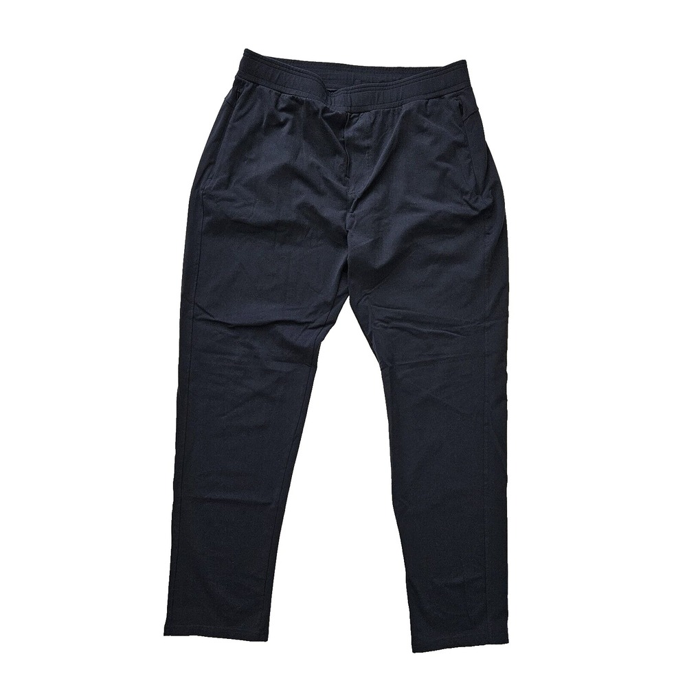 Public Rec (Men's 38x32) Daymaker Pants Stretch Joggers Drawstring Blue Gray